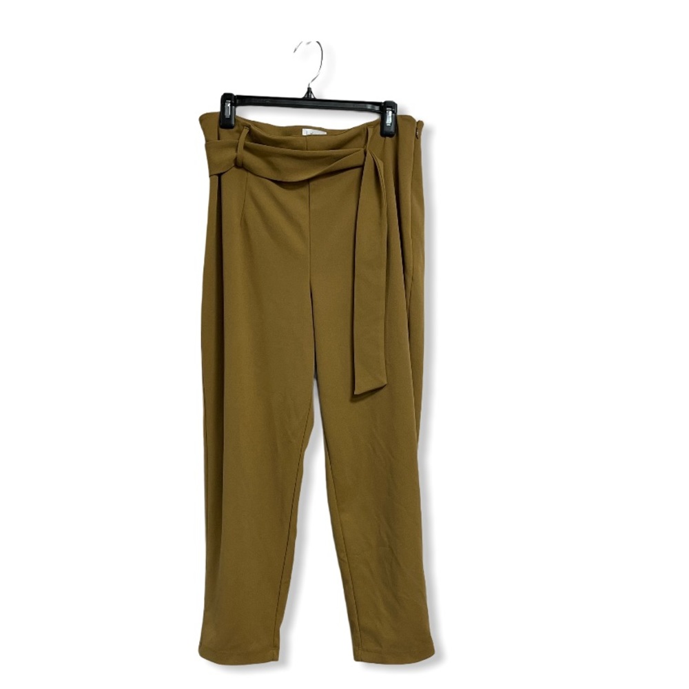 Leith Brown belted Pantsuit